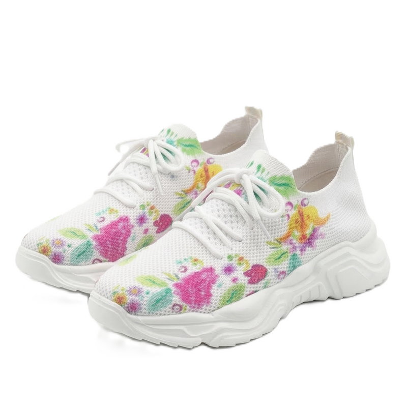 Tênis Anatômico Feminino FloralMov Leve e Confortável