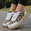 Tênis Anatômico Feminino Leopardo Leve e Antiderrapante