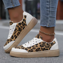 Tênis Anatômico Feminino Leopardo Leve e Antiderrapante