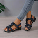 Sandália Anatômica Feminina Fina Flor Leve e Confortável